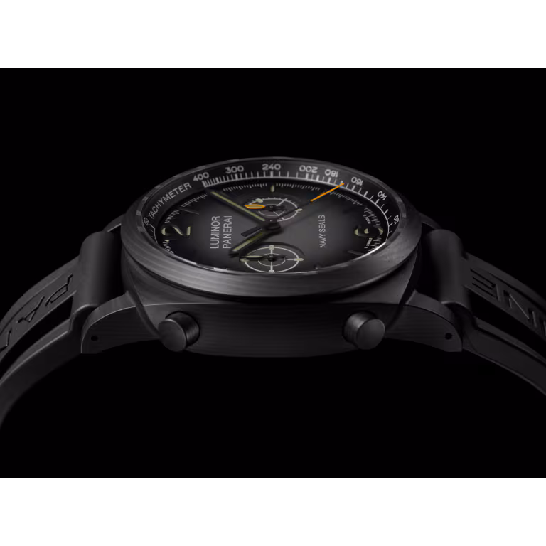 【7A Quality】Panerai Luminor Chrono Carbotech™ Navy SEALs 44mm PAM01419