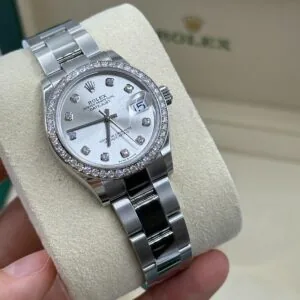 RLX Datejust m278384RBR-0033/0034 Silver 31mm Dial Oyster Watch