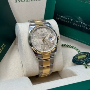 RLX Datejust 36mm 126233 Golden Fluted Motif 36mm Dial Oyster Bracelet