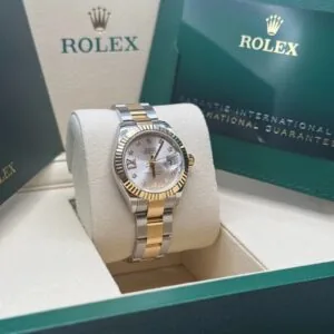 RLX Lady-Datejust 31mm 279173 Silver Diamond Dial Oyster Bracelet