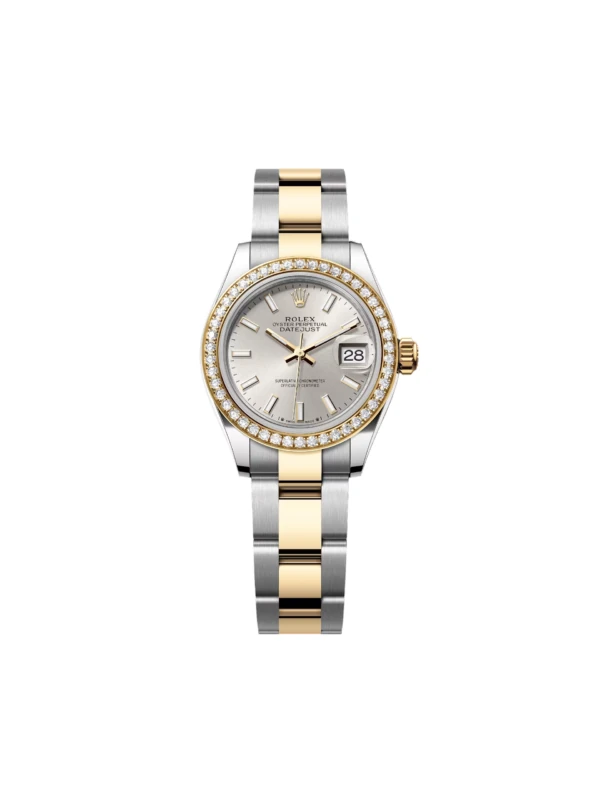 RLX Lady-Datejust 31mm 279383RBR Silver Dial Yellow Rolesor Oyster Bracelet