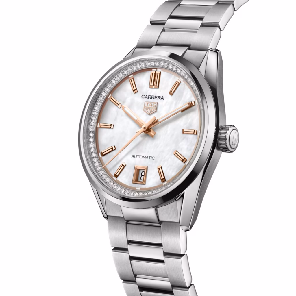 【7A Quality】TAG Heuer Carrera Date 36mm Ladies Watch Mother Of Pearl WBN231C.BA0001