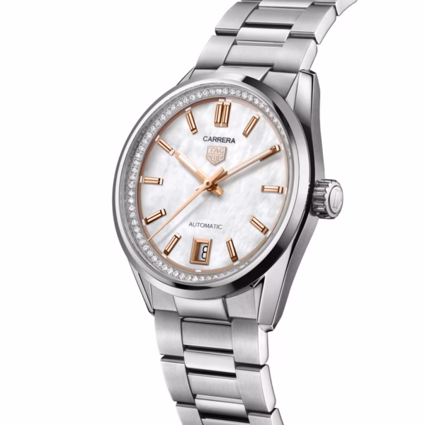 【7A Quality】TAG Heuer Carrera Date 36mm Ladies Watch Mother Of Pearl WBN231C.BA0001