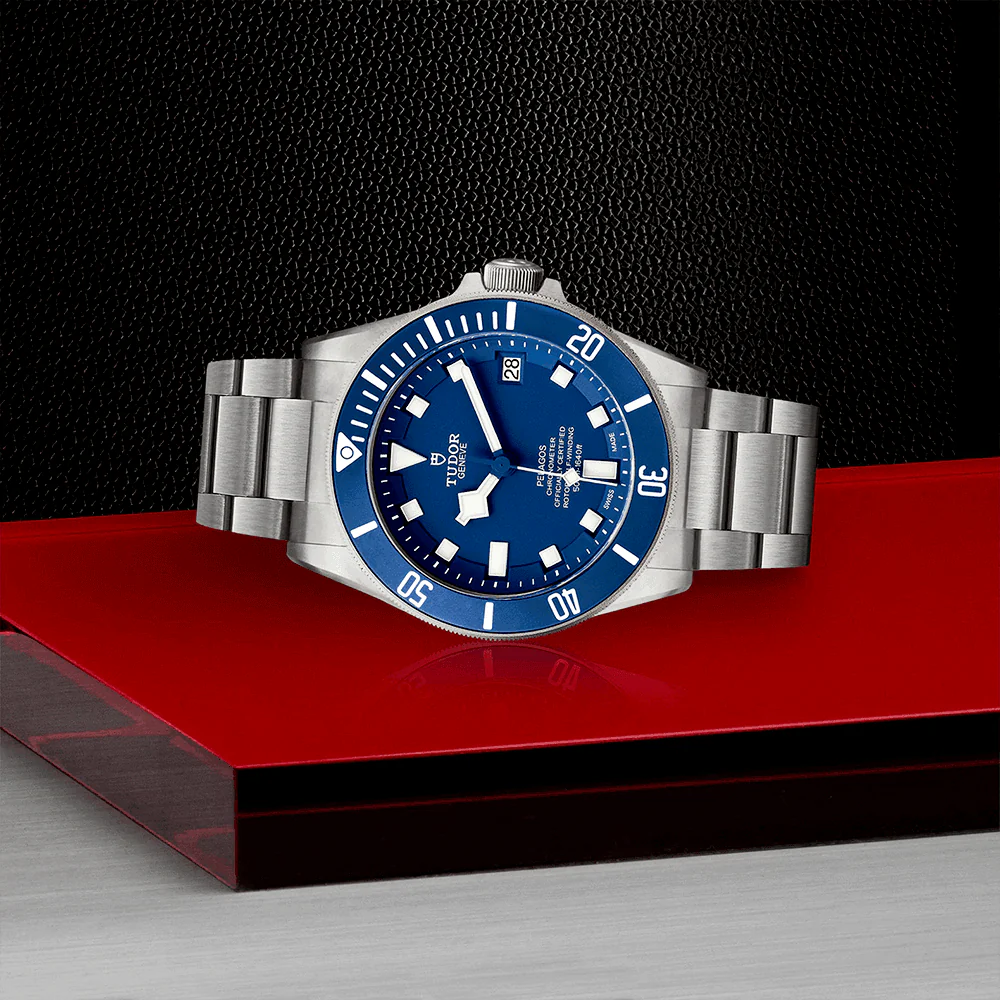 【7A Quality】TUDOR Pelagos 42mm Blue Dial & Ceramic Bezel Men's Titanium Automatic Watch M25600TB-0001
