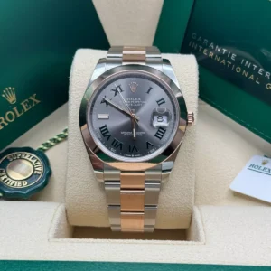 RLX Datejust 41mm 126331 Oyster Band Steel and Everose Gold Men’s Watch