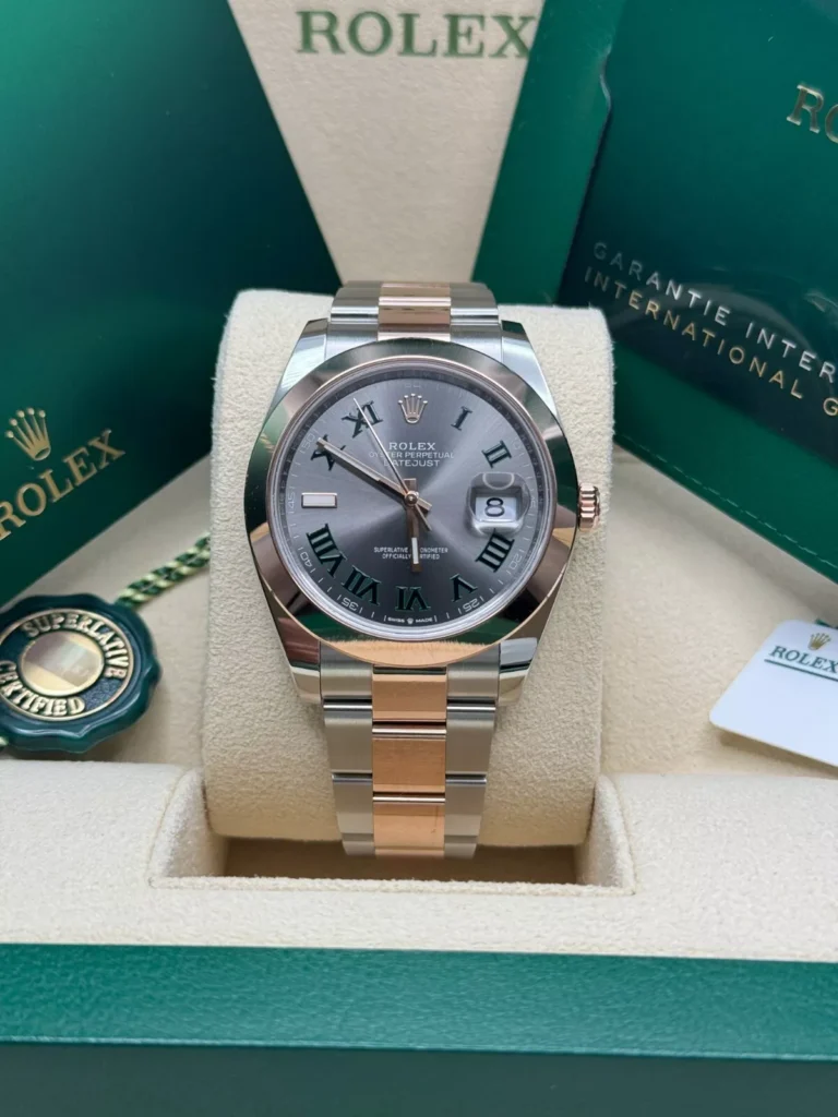 RLX Datejust 41mm 126331 Oyster Band Steel and Everose Gold Men’s Watch