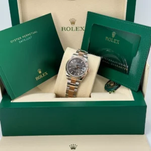 RLX Datejust m278271-0017/0018 Slate 31mm Dial Oyster Bracelet Watch