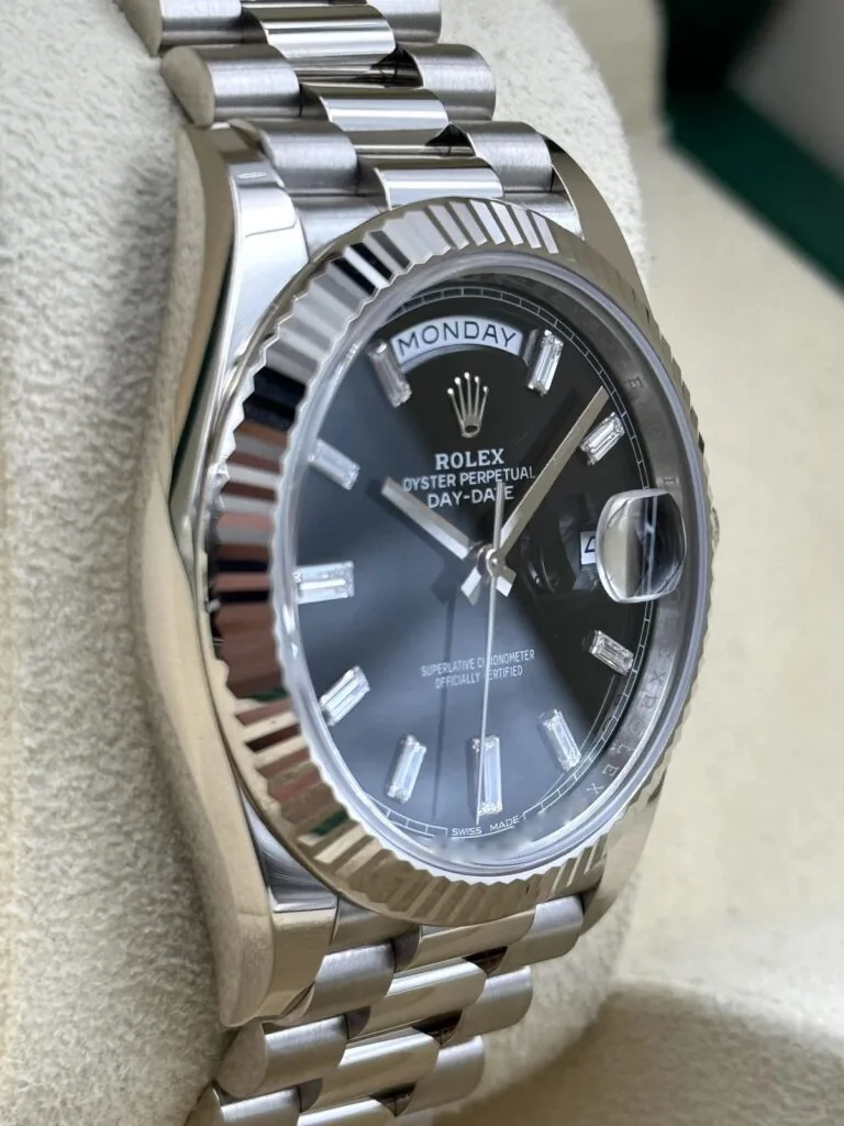 RLX Day-Date 40mm Black Diamonds Dial 228236-0004