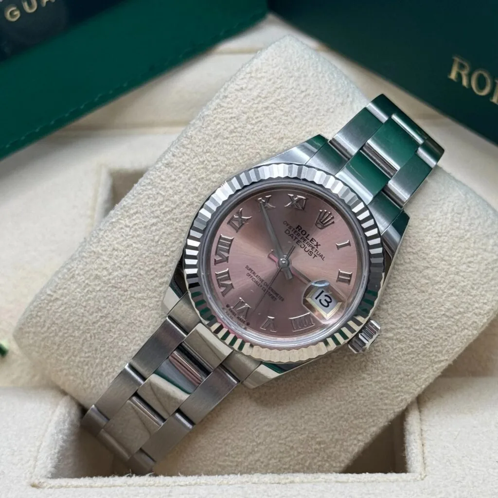 RLX Lady-Datejust 31mm 279174 Pink Roman Dial Oyster Bracelet