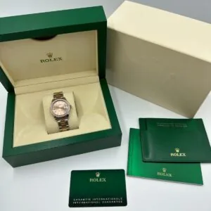 RLX Datejust m278381-0009/0010 Rose Dial Diamond-Set Bezel 31mm