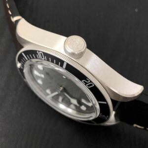 【7A Quality】TUDOR Black Bay 58 925 39mm Silver Case Taupe Dial Leather Strap Watch M79010SG-0001
