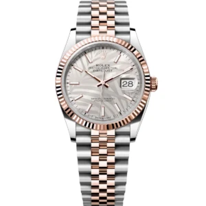 RLX Datejust 36mm 126231 Silver Palm Motif Dial Oyster Bracelet