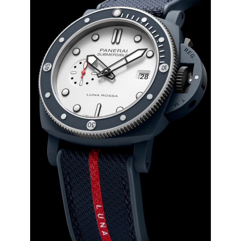 【7A Quality】Panerai Submersible QuarantaQuattro Luna Rossa Ti-Ceramitech™ 44mm PAM01543