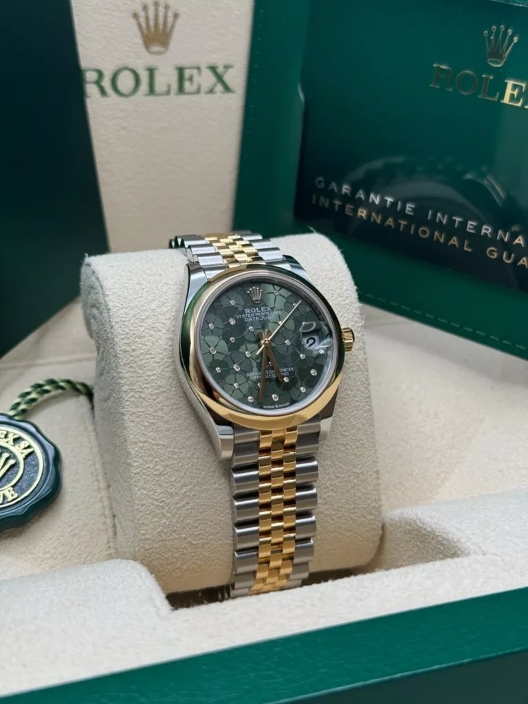 RLX Datejust m278243-0031/0032 31mm Green Dial watch