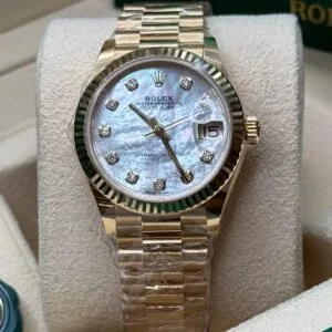RLX Datejust m278278-0020 White 31mm Dial President Bracelet Watch