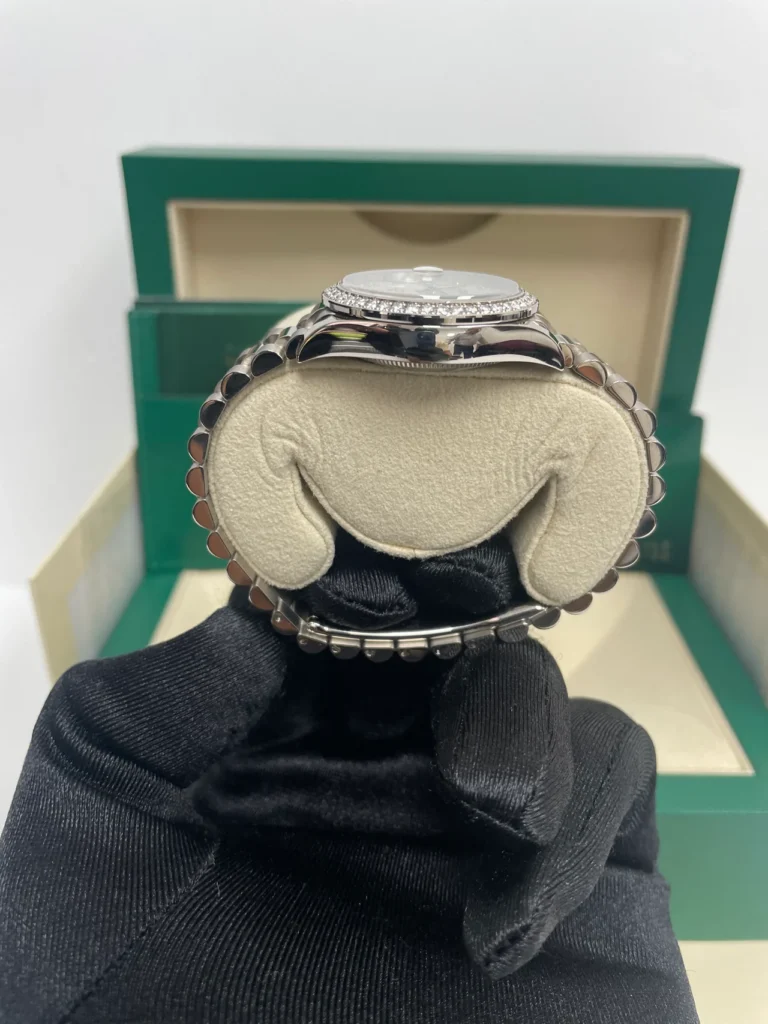 RLX Datejust m278289RBR-0005 31mm Datejust Diamond Bezel MOP Dial
