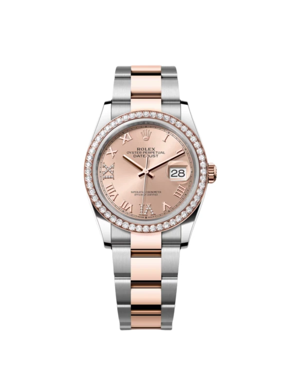 RLX Datejust 36mm 126281 Rose Dial Oyster 36mm Bracelet