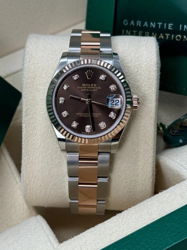 RLX Datejust m278271-0027/0028 Chocolate 31mm Dial Oyster Bracelet Watch
