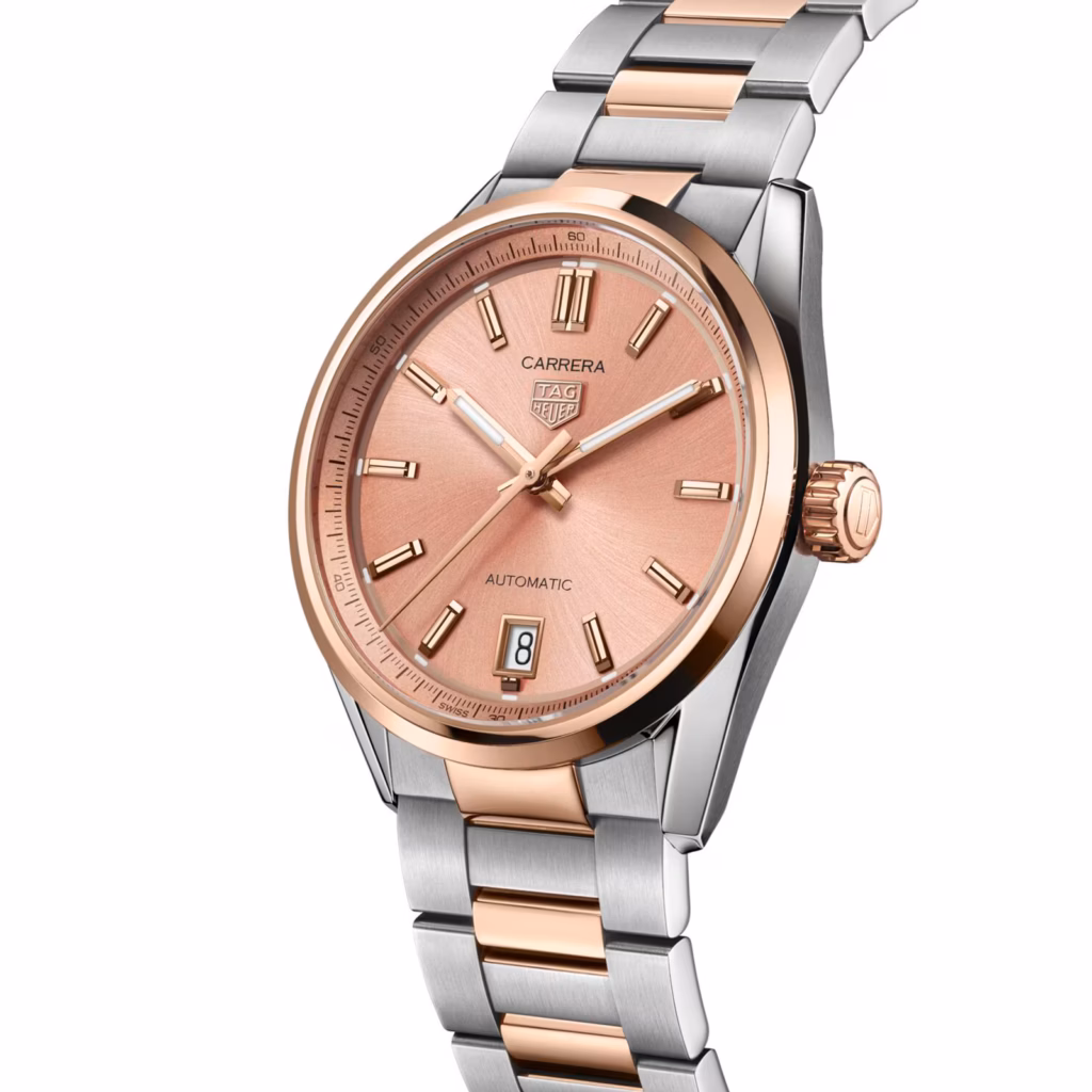 【7A Quality】TAG Heuer Carrera Date 36mm Ladies Watch Rose Gold WBN2350.BD0000