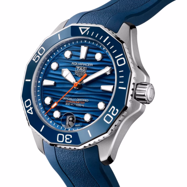 【7A Quality】TAG Heuer Aquaracer Professional 300 Date 42mm Mens Watch Blue Rubber WBP5111.FT6259
