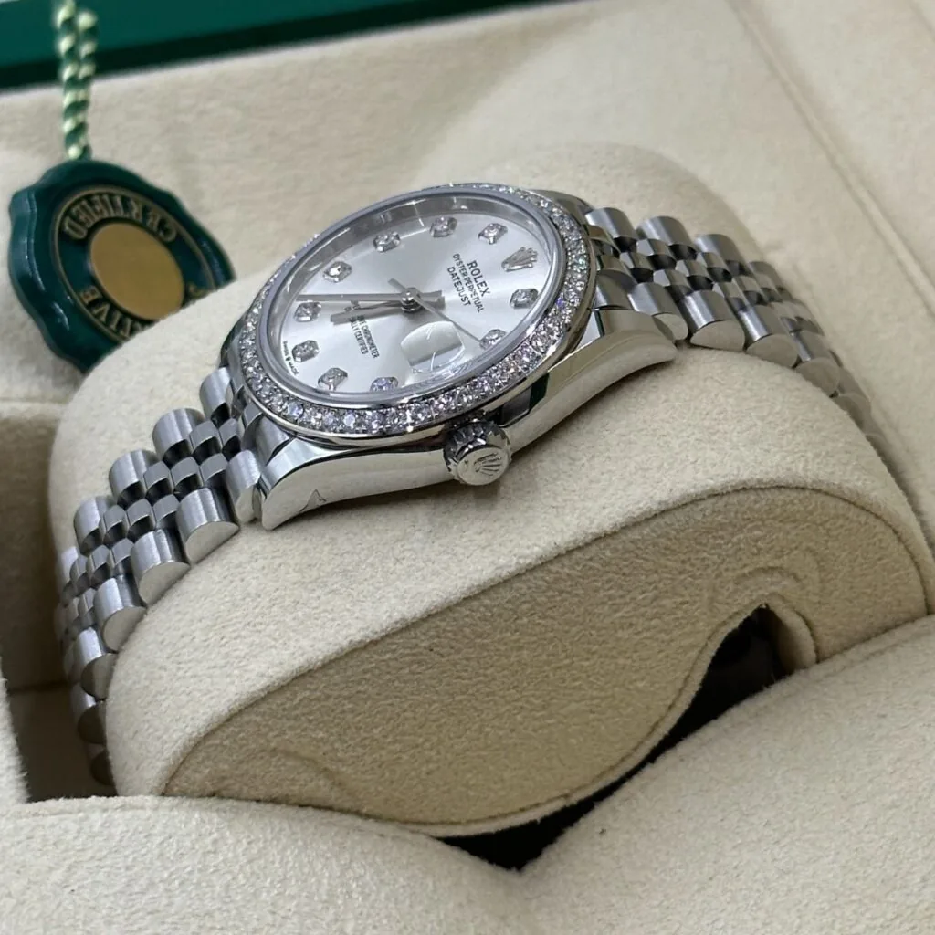 RLX Datejust m278384RBR-0033/0034 Silver 31mm Dial Oyster Watch