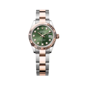 RLX Lady-Datejust 31mm 279171 Green Diamond Oyster Stainless Steel and Rose Gold