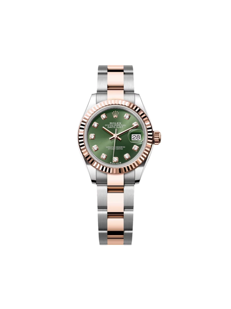 RLX Lady-Datejust 31mm 279171 Green Diamond Oyster Stainless Steel and Rose Gold