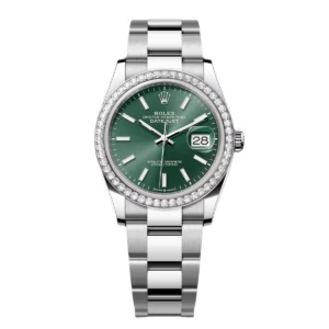 RLX Datejust 36mm 126284 Green Dial Jubilee Bracelet