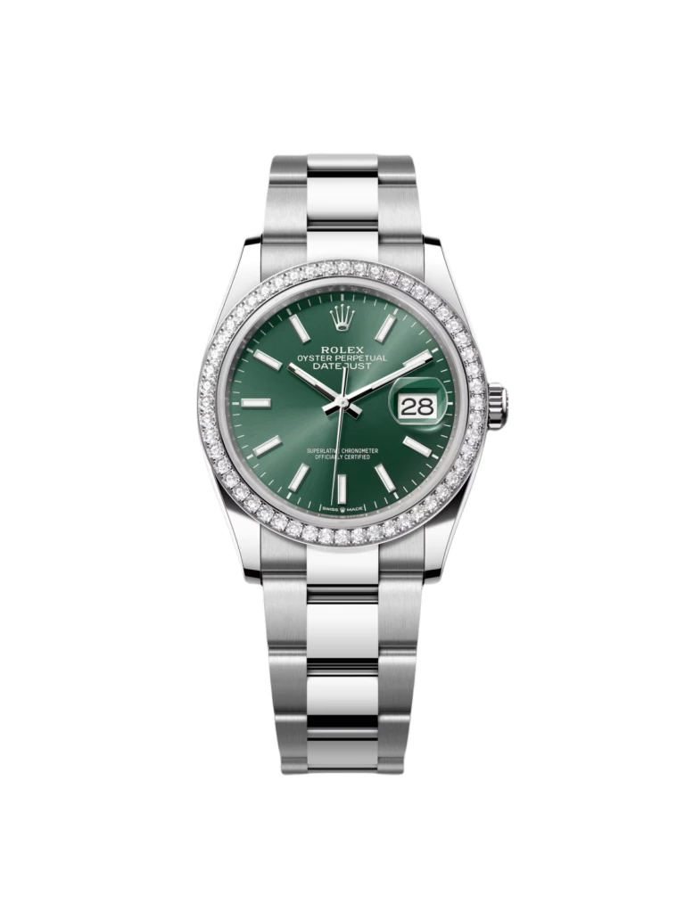 RLX Datejust 36mm 126284 Green Dial Jubilee Bracelet