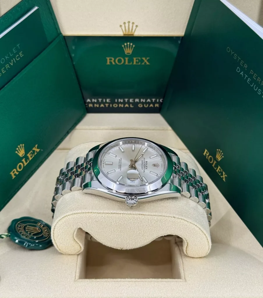 RLX Datejust 41mm 126300 Silver Index Jubilee Stainless Steel Watch