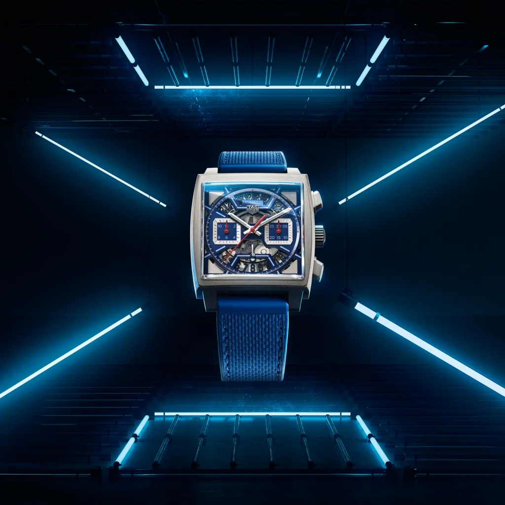 【7A Quality】TAG Heuer Monaco Chronograph 39mm Mens Watch Titanium Blue CBL2182.FT6235