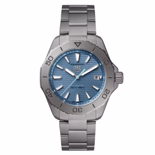 【7A Quality】TAG Heuer Aquaracer Professional 200 Solargraph Titanium 40mm Mens Watch Blue WBP1182.BF0000
