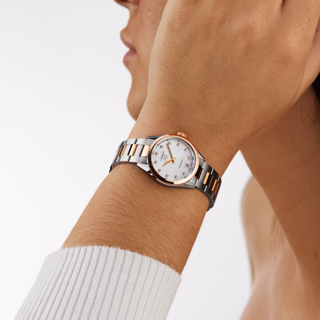 【7A Quality】TAG Heuer Carrera 29mm Bicolour Ladies Watch WBN2450.BD0569