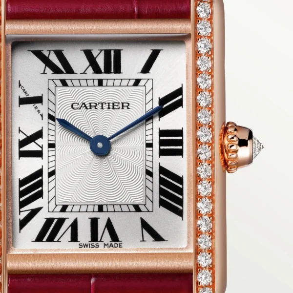 Tank Louis Cartier Watch Small Model Diamond Red WJTA0037 - United Luxury