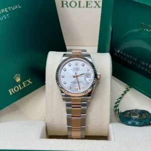 RLX Datejust m278271-0015/0016 Silver 31mm Dial Oyster Bracelet Watch
