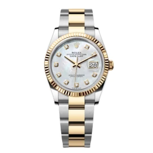 RLX Datejust 36mm 126233 MOP Diamond Dial Jubilee Two-Tone Bracelet Watch