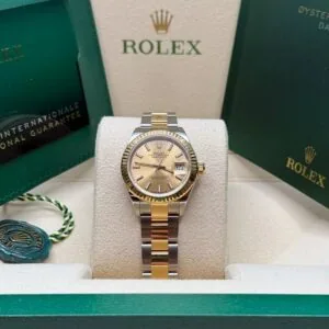 RLX Lady-Datejust 31mm 279173 Champagne Index Dial Oyster Bracelet