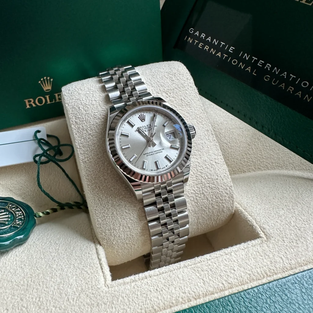 RLX Datejust m278274-0011/0012 Silver Dial 31mm Fluted Bezel Oyster Bracelet