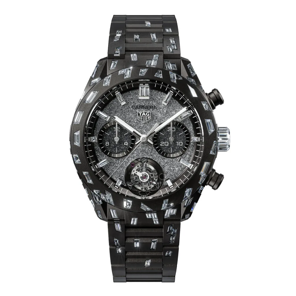【7A Quality】TAG Heuer Carrera Tourbillon Nanograph Plasma Diamant d’Avant-Garde Automatic 44mm Aluminum CBN5A91.BZ0000