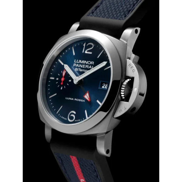 【7A Quality】Panerai Luminor Quaranta BiTempo Luna Rossa 40mm PAM01404
