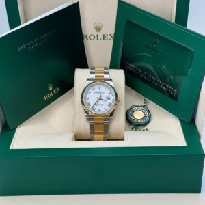RLX Datejust 36mm 126233 White Dial Oyster Bracelet Watch