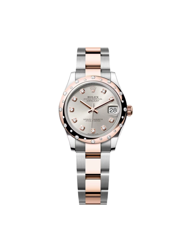 RLX Datejust m278341-0015/0016 Silver Dial 31mm Oyster Bracelet