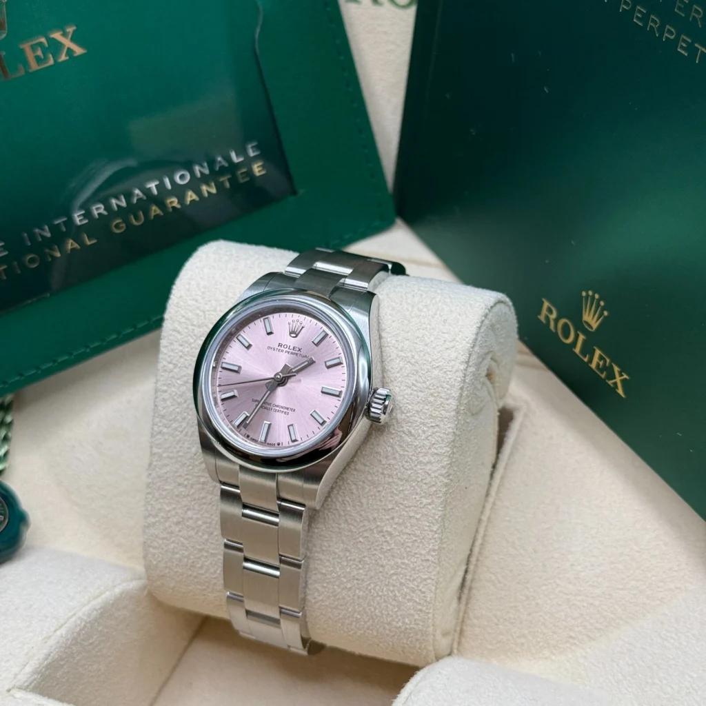 RLX Oyster Perpetual 31mm 276200-0009 Pink Dial Oyster Stainless Steel Bracelet