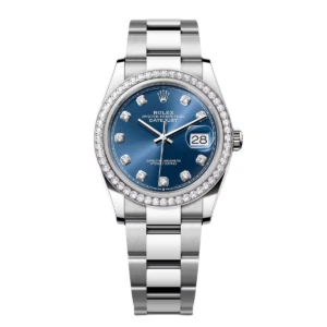 RLX Datejust 36mm 126284 Bright Blue Dial Jubilee Bracelet