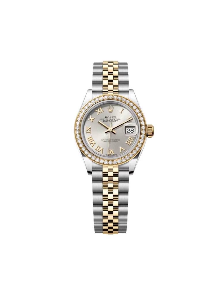 RLX Lady-Datejust 31mm 279383RBR Silver Roman Dial Yellow Rolesor Oyster Bracelet