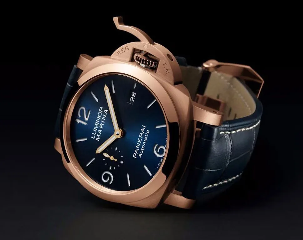 【7A Quality】Panerai Luminor Marina Goldtech™ 44mm PAM01112