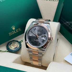 RLX Datejust 41mm 126331 Oyster Band Steel and Everose Gold Men’s Watch