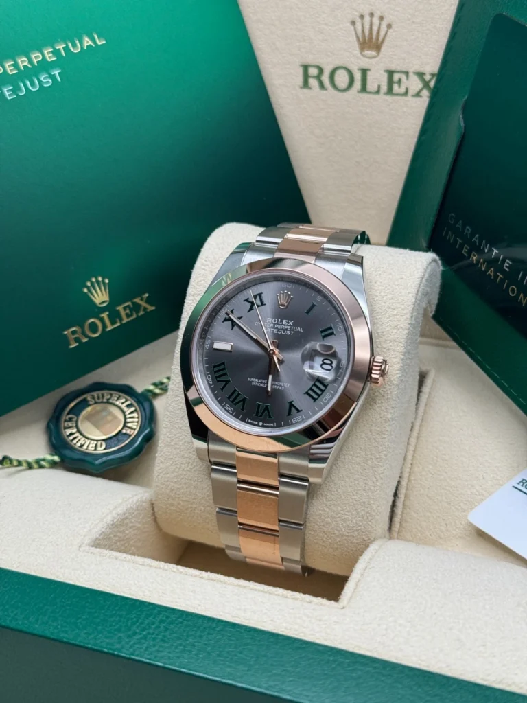RLX Datejust 41mm 126331 Oyster Band Steel and Everose Gold Men’s Watch