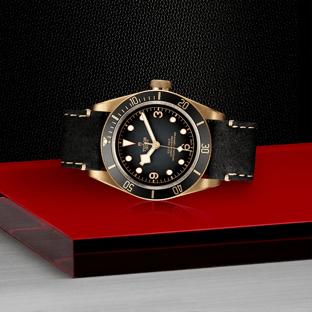 【7A Quality】TUDOR Black Bay Bronze 43mm Slate Grey Dial Men's Automatic Leather Strap Watch M79250BA-0001