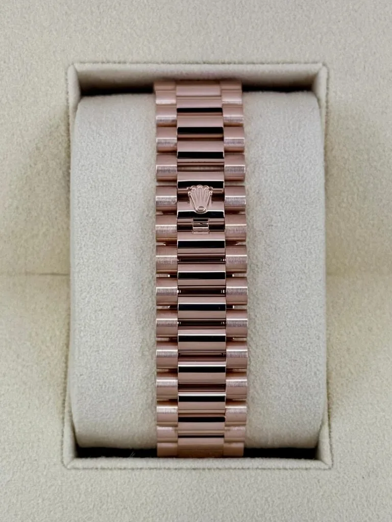 RLX Day-Date "President" 40mm Everose Gold Olive Green Roman Dial - 228235